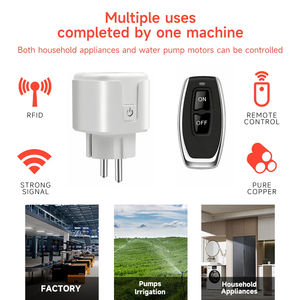 Prise intelligente RF sans fil, télécommande, AC100-240V, 433MHz, pour maison intelligente, 10A, norme européenne - Product Image 3