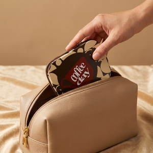 Boîte <span class=keywords><strong>en</strong></span> métal rectangulaire portable personnalisée avec logo, petite, pour bonbons, de qualité alimentaire, avec charnière, vente <span class=keywords><strong>en</strong></span> gros - Product Image 6