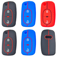 Porte-clés en silicone pour Audi A1 B6 A6 C5 A4 B5 TT 8N A2 A3, organiseur de clés, coque de clé de voiture, étui de clé pliable, support de télécommande