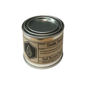 Metal duradero personalizado 12 <span class=keywords><strong>horas</strong></span> <span class=keywords><strong>24</strong></span> <span class=keywords><strong>horas</strong></span> 36 <span class=keywords><strong>horas</strong></span> 3 Mechas 4 mechas latas de vela de supervivencia de emergencia - Product Image 6