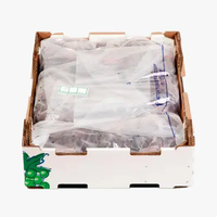 Sacs en plastique HDPE pour fruits frais (raisins, bleuets, cerises) avec trous de ventilation pour boîtes en carton