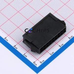 HC-MX3.0-2*9EY-05 Housing (Wire-to-Board / Wire-to-Wire) P=3mm Connector 2x9P 3mm Micro-Fit (MX 3.0) 3mm - Product Image 2