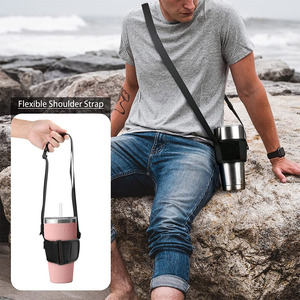 Bolsa de neopreno personalizada de fábrica, soporte para botella de agua, bolsa de mano con correa para el hombro - Product Image 6