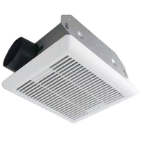 Moteur DC multi-vitesses Ventilateur extracteur compact de salle de bain à économie d'énergie Ventilateur d'extraction de ventilation 50CFM