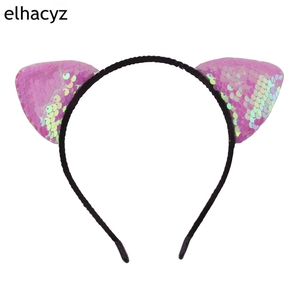 चमकदार डबल पक्षीय प्रतिवर्ती काले मखमली हेयरबैंड के साथ प्यारा डबल पक्षीय प्रतिवर्ती काले मखमली हेयरबैंड - Product Image 4