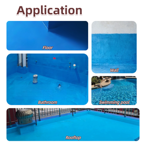 <span class=keywords><strong>Peinture</strong></span> acrylique anti-moisissure imperméable - Revêtement bleu goéland pour murs humides, salles <span class=keywords><strong>de</strong></span> <span class=keywords><strong>bain</strong></span>, sous-sols - Product Image 5