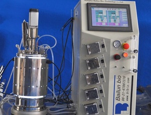 Glas reaktoren ferment ieren gute Säure Zitronensäure Pflanze Pflanzen fermentation Mikro organismen Kultur maschine - Product Image 3