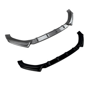 Audi Q5 FY Sline Front Bumper Lip Carbon Fiber Texture Matte Finish 2018-2020 - Product Image 5