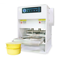 Machine de scellage à chaud manuelle à moteur pour boissons, prise personnalisée 110V-220V pour contenants en aluminium, canettes et bouteilles