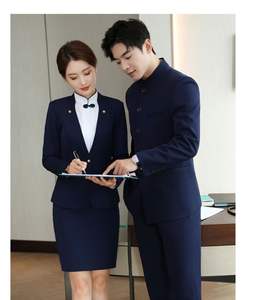 ファッションソフトで快適な生地ホテル受付服 - Product Image 2