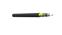 Cable de Fibra Óptica ADSS GL, 6/12/24/48/96/144 Hilos Monomodo G652D, Rango de 100m