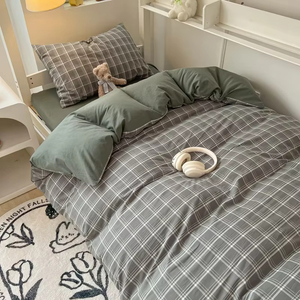 Textiles de maison ensemble de literie housse de couette avec taie d'oreiller drap de <span class=keywords><strong>lit</strong></span> point housse de couette ensemble de linge de <span class=keywords><strong>lit</strong></span> taille unique - Product Image 1
