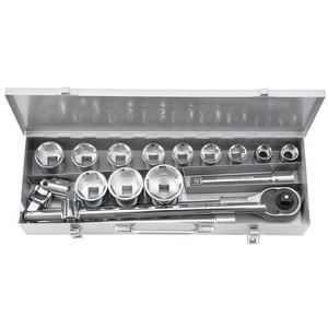 FG 629A/S17 <b>Socket</b> Set 17-Piece Metric Automotive Repair Tool Kit - Product Image 1