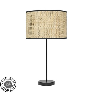 Lampada da Tavolo 1xE27, Nera e Scura, 63x30x30 cm, Ideale per Decorazione e Illuminazione in Case e Uffici. - Product Image 1
