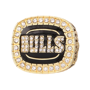 Vente en gros 1992 <span class=keywords><strong>Chicago</strong></span> and <span class=keywords><strong>Bulls</strong></span> Anneaux de championnat <span class=keywords><strong>Jordan</strong></span> Basketball Anneaux Bijoux en alliage avec des prix bon marché - Product Image 2