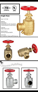 Vanne d'angle de <span class=keywords><strong>tuyau</strong></span> en laiton de 11/2 pouces certifiée UL/FM Entrée femelle NPT X Sortie mâle Accessoire d'équipement de lutte contre l'incendie <span class=keywords><strong>Protection</strong></span> contre l'incendie - Product Image 3