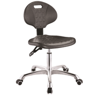 Chaise de garage antistatique en mousse PU ESD de laboratoire Dossier d'atelier sans poussière Ascenseur en métal Rotation Caractéristique Entrepôts scolaires Hôpital Moderne