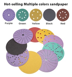 Discos de Lixa 150mm Lixa 125mm Para Drywall 6 Polegadas Abrasivo Automotivo Cerâmico - Product Image 5