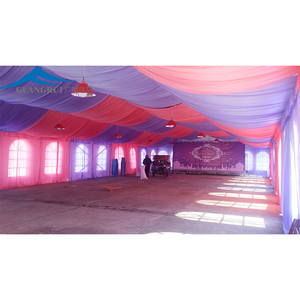 Tente de réception extérieure blanche en alliage d'aluminium imperméable quatre saisons pour mariage - Product Image 6