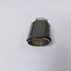 Embout d'échappement de 4 pouces en fibre de carbone et acier inoxydable avec logo AK, LED rouge lumineuse, embout de silencieux universel à double paroi pour <span class=keywords><strong>tuning</strong></span> - Product Image 4