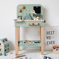 Boîte à outils de réparation pour enfants en bois jouet garçon vis réparation Table semblant jouer jouets éducatifs