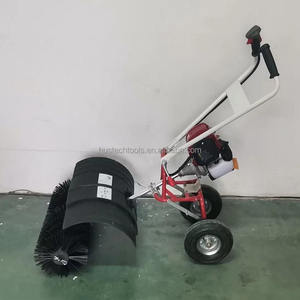 Mesin Pemotong Rumput Profesional 2 Tak Bensin Tanpa Kabel, Kotak Penampung Rumput, DIY, Dua Roda, Dorong Tangan, Pisau Pemotong Semak - Product Image 1