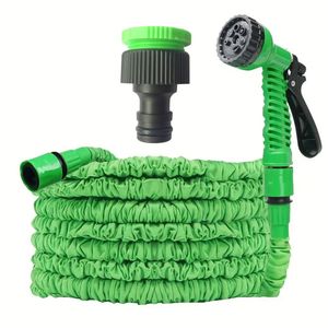 Carrete de manguera de jardín de caucho de alta resistencia, retráctil, ligero y flexible, de 50 y 100 pies de longitud, con diámetro de 3/4'' - Product Image 4