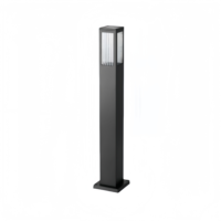 Applique murale extérieure en alliage d'aluminium anti-UV avec douille GU10/E27, diffuseur en polycarbonate, étanche, longue durée de vie