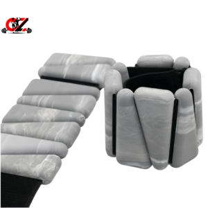 CZFIT Poids de poignet rectangulaires en silicone pour femmes/hommes, sangles de cheville et sacs de sable d'entraînement pour la boxe et le Pilates - Product Image 1