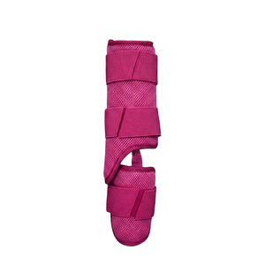 Protège-jambes en maille rose avec fermeture auto-agrippante, ajustement universel, protection toutes saisons, pour adulte - Product Image 1