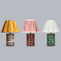 Lampe de table en marbre de luxe créative à commande tactile, moderne, rechargeable, sans fil, pour la décoration de la maison, bar, café
