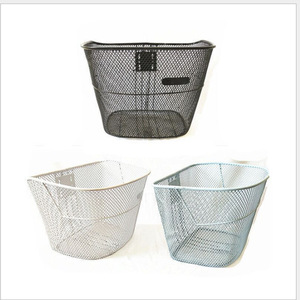 Các Nhà Sản Xuất Phía Trước Xe Đạp Tay Lái Kim Loại Thép Giỏ Với Khung Và Phụ Kiện Đi Xe Đạp Nguồn Cung Cấp - Product Image 1