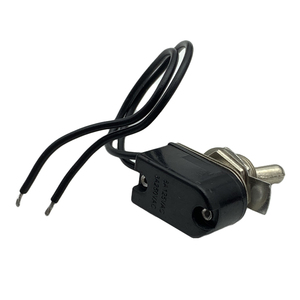 Interrupteur à bascule avec cordon 3A 12mm, interrupteur d'alimentation 2 positions, levier à petite poignée - Product Image 2