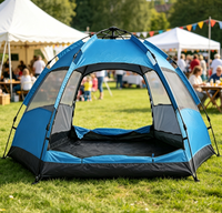 Tente de camping portable fonctionnelle RAYCIN pour les voyages en famille, les randonnées, les pique-niques et le camping en plein air