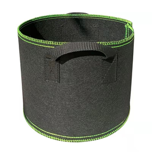 ORGANIC <span class=keywords><strong>BAZAR</strong></span> Sacs de culture durables 12x12 pour terrasses et jardins, Qualité supérieure 260 GSM, Verts, pour plantes d'intérieur et d'extérieur (Lot de 10) - Product Image 4
