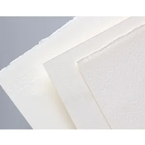आधा कपास पानी रंग के कागज एसिड मुक्त पानी के रंग का कागज 200/230/300gsm ठीक लाइनों/मध्यम मोटे/मोटे लाइनों पानी के रंग का कागज