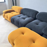 KEHUI canapé de salon sectionnel blanc ensemble de meubles modernes modulaire nordique italien tissu luxe mousse vide comprimé canapé