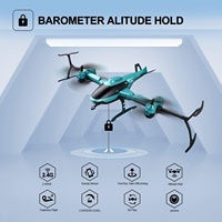 Aereo RC Pieghevole 4DRC V10 con Telecamera FPV WiFi, Video in Tempo Reale, Atterraggio con Un Tasto, Flip 3D, Drone Telecomandato per Principianti
