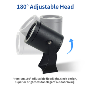 Nouveau design, projecteur de <span class=keywords><strong>jardin</strong></span> en aluminium étanche IP66 18W, éclairage extérieur pour aménagement paysager, lampe à LED pour pelouse, projecteur de <span class=keywords><strong>jardin</strong></span> à piquet - Product Image 6