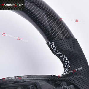 Volant en fibre de carbone à bas <span class=keywords><strong>prix</strong></span> en stock pour Mercedes-Benz AM-G W205 W211 W204 <span class=keywords><strong>CLA</strong></span> CLS W124 W221 A45 - Product Image 5