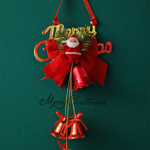 Novedades 2024, Adorno Navideño de Plástico de 23 cm, Colgante de Papá Noel, Campana para Árbol de Navidad - Product Image 4