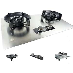 D1 quemadores plancha electrodomésticos <span class=keywords><strong>de</strong></span> la casa <span class=keywords><strong>placa</strong></span> caliente <span class=keywords><strong>de</strong></span> butano horno 2 <span class=keywords><strong>dos</strong></span> cabezas <span class=keywords><strong>de</strong></span> quemador gama propan ecooktops estufa <span class=keywords><strong>de</strong></span> <span class=keywords><strong>gas</strong></span> cocina OEM - Product Image 1