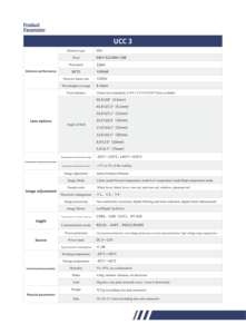 Cámara UCC3 con Sensor de Movimiento para Drones FPV, Autos y Barcos, 640x512/384x288 Píxeles, Distancia Focal Opcional, Detector Tipo VOx, Alta Velocidad de Fotogramas - Product Image 5