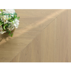 Prêt à être expédié, parquet en chevron de haute qualité en stock + parquet en chêne d'ingénierie - Product Image 3
