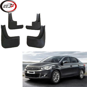 CZJF garde-boue de voiture garde-boue en PVC garde-boue en plastique Compatible <span class=keywords><strong>pour</strong></span> <span class=keywords><strong>Citroen</strong></span> Elysee Saloon 2013- - Product Image 1