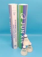Volants de badminton JUNXIN en stock d'usine, écologiques, légers, en plumes d'oie, tête en liège, pour l'entraînement et les tournois