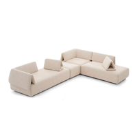 Ensemble de canapés de luxe pour salon moderne, mobilier de salon authentique, canapé design pour villa, hôtel, avec rembourrage en éponge enveloppant