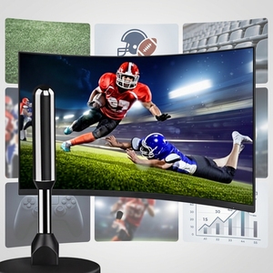 <span class=keywords><strong>Amplificador</strong></span> <span class=keywords><strong>de</strong></span> <span class=keywords><strong>Antena</strong></span> DVB-T2 para Uso en Interiores, Base Magnética, 75 Ohm, 4K UHD Full HD, Recepción <span class=keywords><strong>de</strong></span> 360°, 500 km, Canales Gratuitos - Product Image 4
