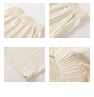Pantalon large en satin de soie pour femme, design drapé décontracté, haut de gamme, blanc
