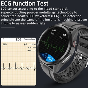 IP67กันน้ำ ECG PPG BP HR อุณหภูมิฟิตเนสอัตราการเต้นหัวใจการตรวจสอบสุขภาพนาฬิกาสมาร์ทวอทช์ Reloj W10 - Product Image 4